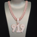 Personalized Custom Number Letter Pendant