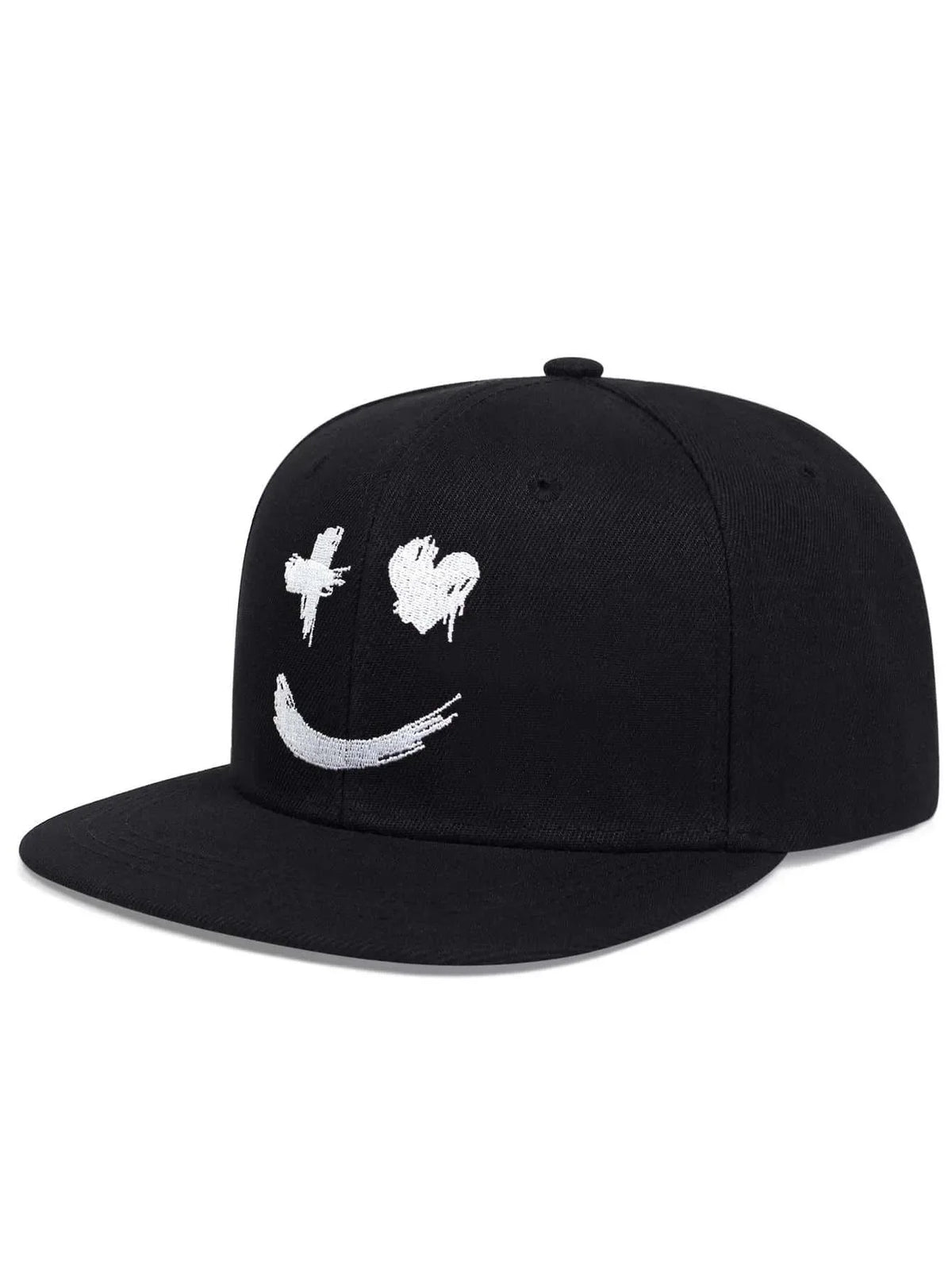Youth Hip Hop Flat Brim Baseball Cap Outdoor Street Dance Hat for Men Fashion Snapback Adjustable Breathable Cotton