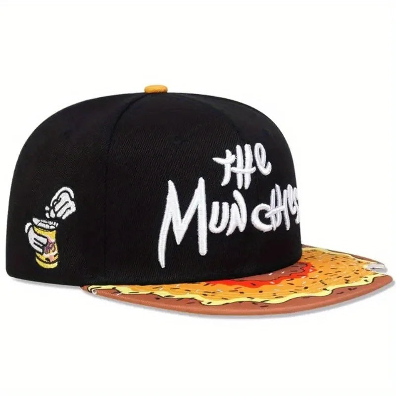 Youth Hip Hop Flat Brim Baseball Cap Outdoor Street Dance Hat for Men Fashion Snapback Adjustable Breathable Cotton