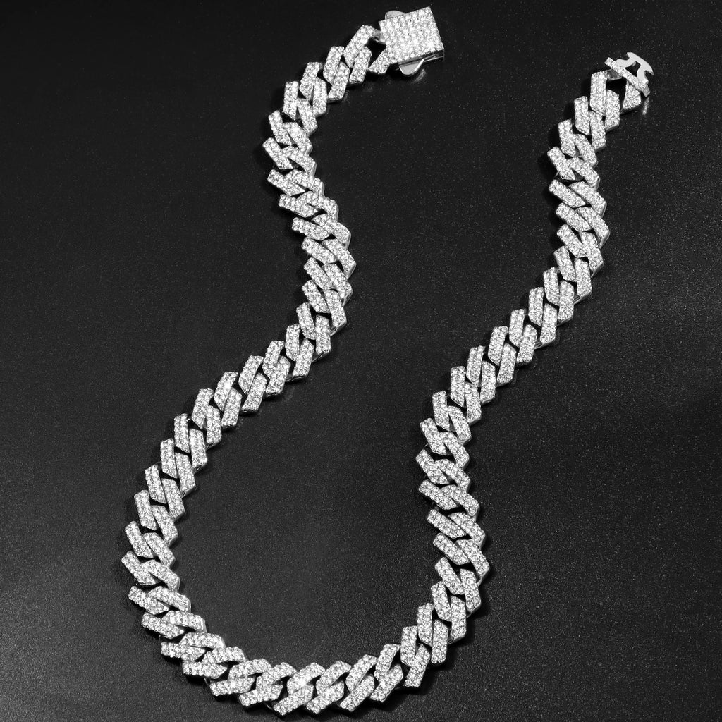 Iced out Cuban link chain 14MM