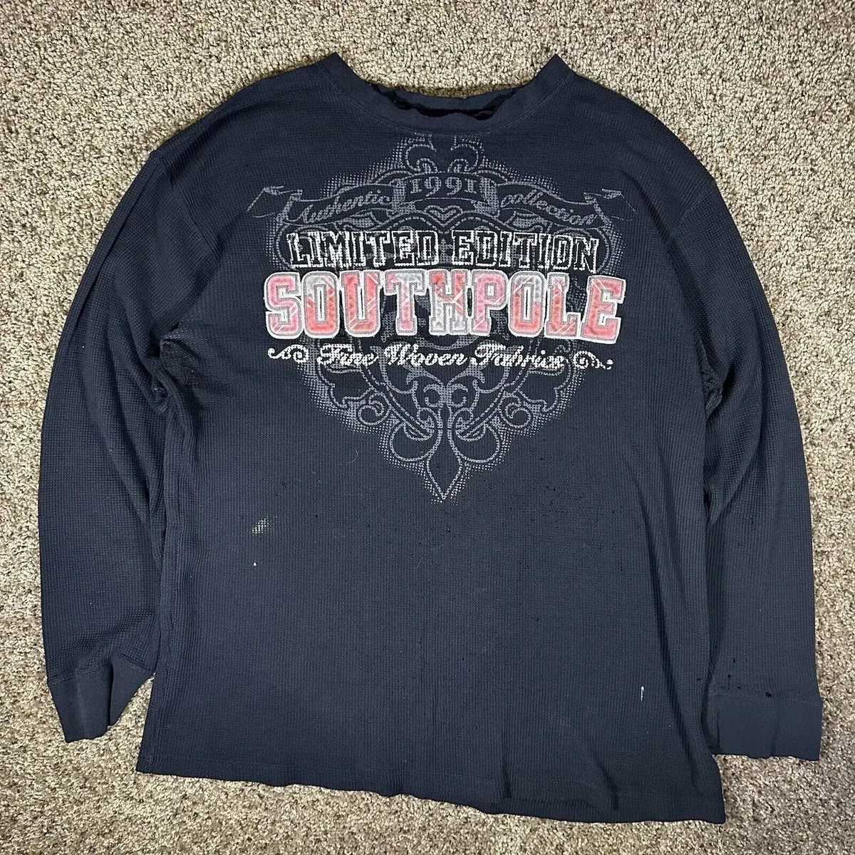 Southpole Y2K Gothic T-Shirt Long Sleeve Unisex Harajuku Streetwear |Hip Hop Letter Print Oversized Casual Shirt  Summer Fashion