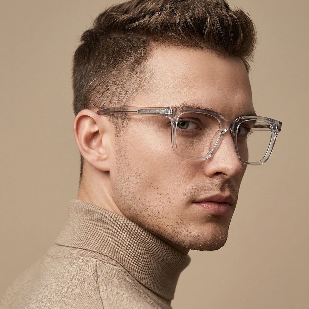 JMISUS Fashion Square Prescription Glasses