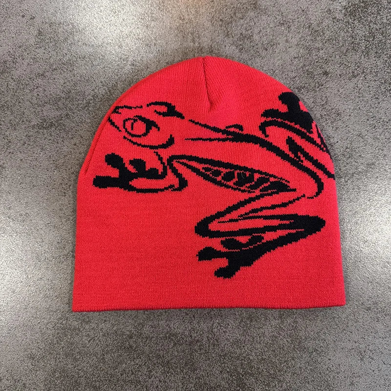 Star Pattern Knit Hat Jacquard Warm Beanies for Women Men Winter Autumn Outdoor Skullcap Skiing Hat Y2K Cold Hat Hip Hop Cycling