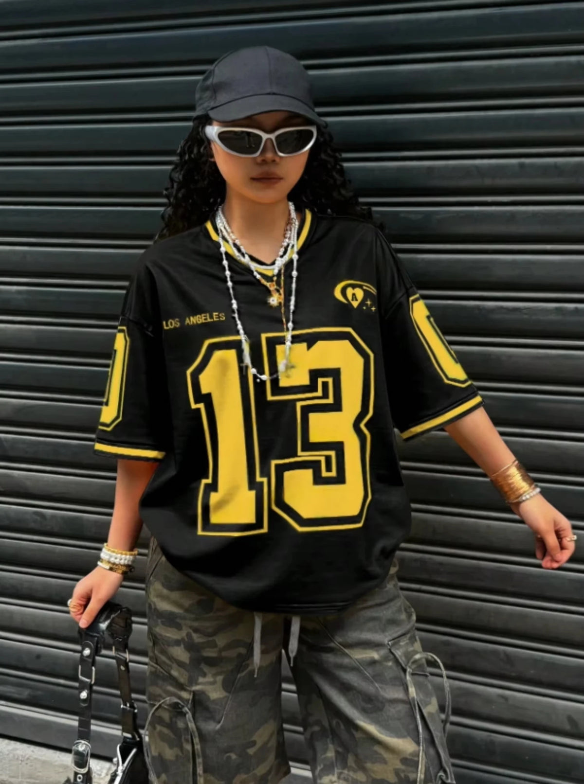 Los Angeles Number 13 Print jersey