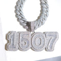 Hip Hop Large Initial Letter Number chain