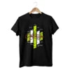 Cosh International Oversized Streetwear T-Shirt – 100% Cotton Graphic Puff Print Boxy Cropped Custom Screen Print Tee