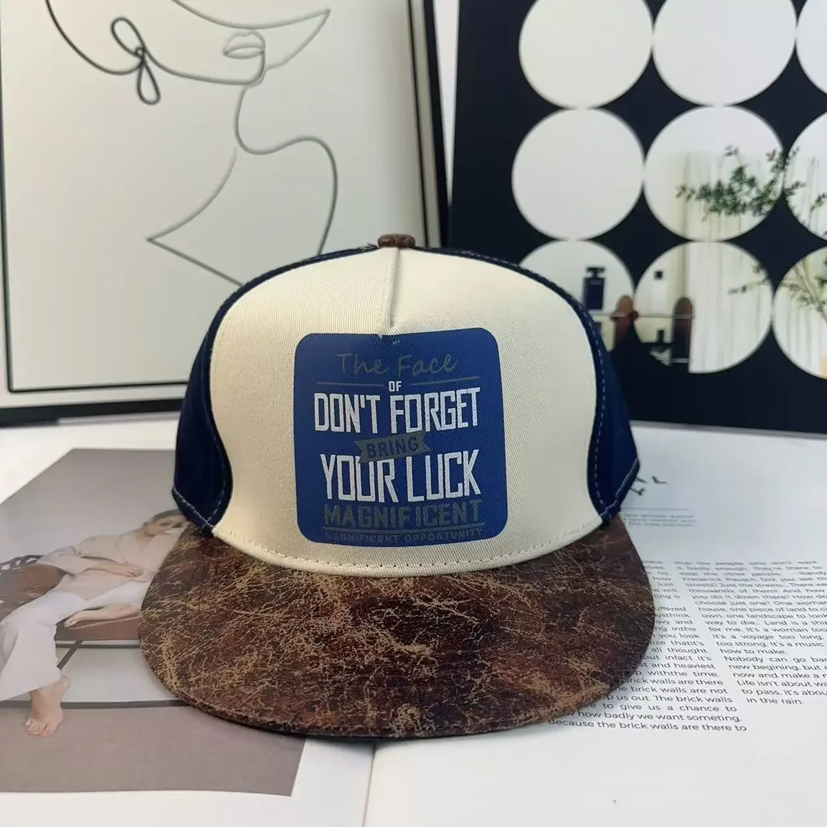 Youth Hip Hop Flat Brim Baseball Cap Outdoor Street Dance Hat for Men Fashion Snapback Adjustable Breathable Cotton