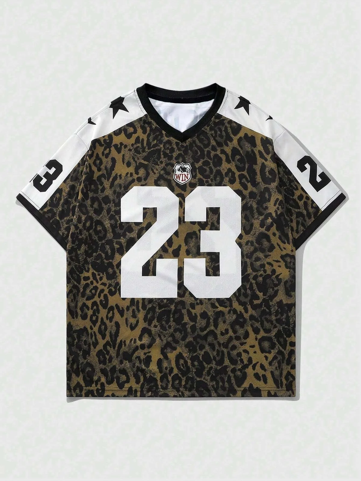 American Football Jersey China-Chic Dragon Pattern Cherry Blossom Flower Full Print V-neck Mesh Loose T-shirt for Men and Women