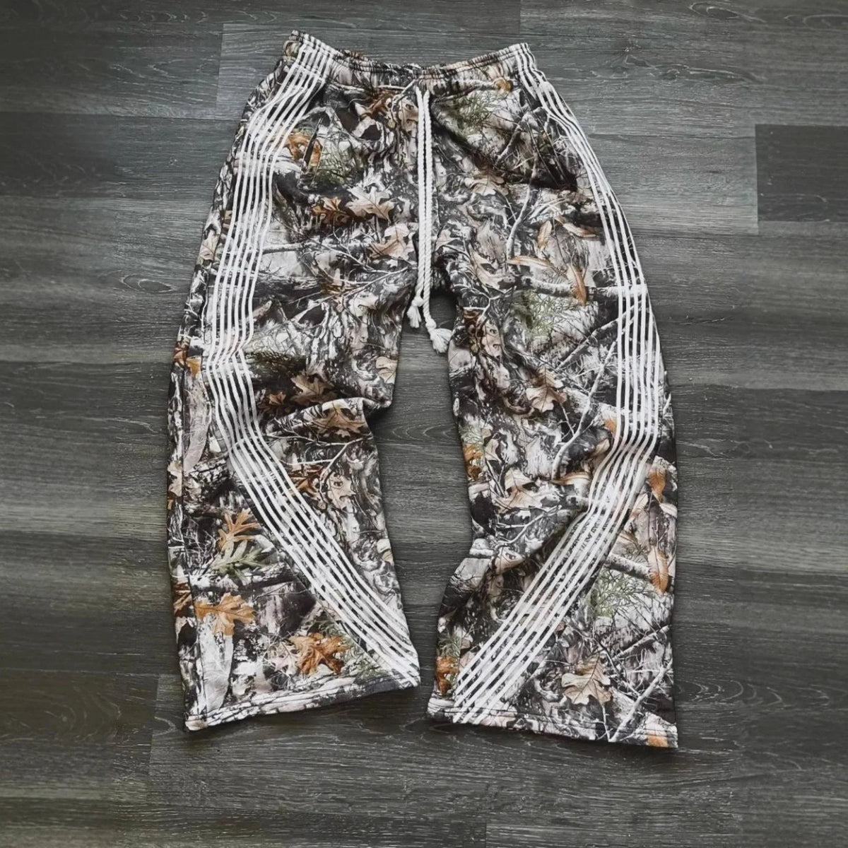 Men's Camouflage Casual Pants Y2k Embroidered Camo Functional Tactical Functional Women's Premium Jogging Drawstring Sweatpants