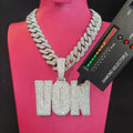 Custom Iced Out Moissanite Letter chain