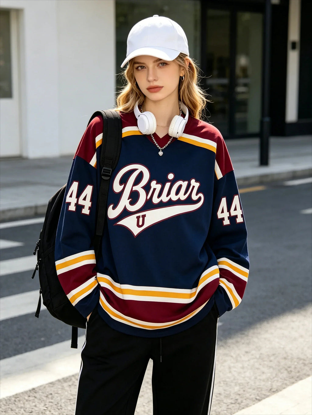 Hot TV Off Campus Briar University Hockey Jersey Graham 44 22 DI LAURENTIS 66 Tucker46 T-shirt Unisex Streetwear Women Men Merch