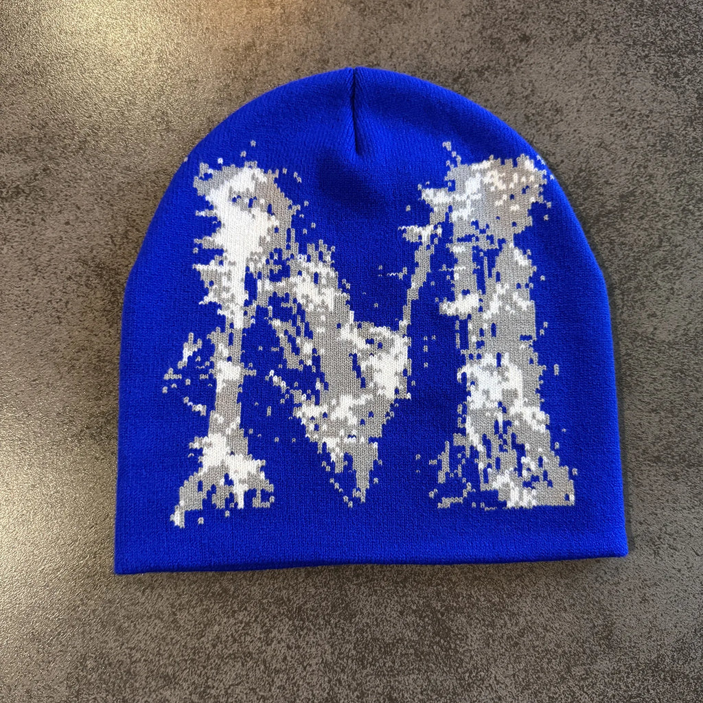 Star Pattern Knit Hat Jacquard Warm Beanies for Women Men Winter Autumn Outdoor Skullcap Skiing Hat Y2K Cold Hat Hip Hop Cycling