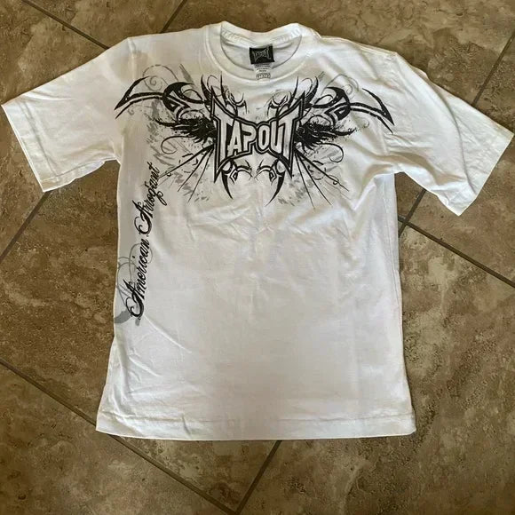 Affliction Winter Long Sleeved Cotton T Shirt New Y2k Fashion Retro Harajuku Round Neck Shirt Men's Women Gothic Casual Tops