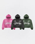 Custom Acid Wash Heavy Weight Oversized Hoodies Mens Rhinestone Patch Embroidery Zip up Hoodie Vintage Streetwear Hoodie Unisex