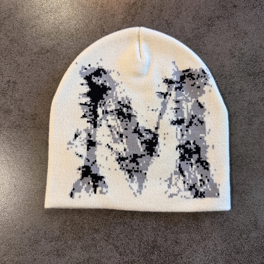 Star Pattern Knit Hat Jacquard Warm Beanies for Women Men Winter Autumn Outdoor Skullcap Skiing Hat Y2K Cold Hat Hip Hop Cycling