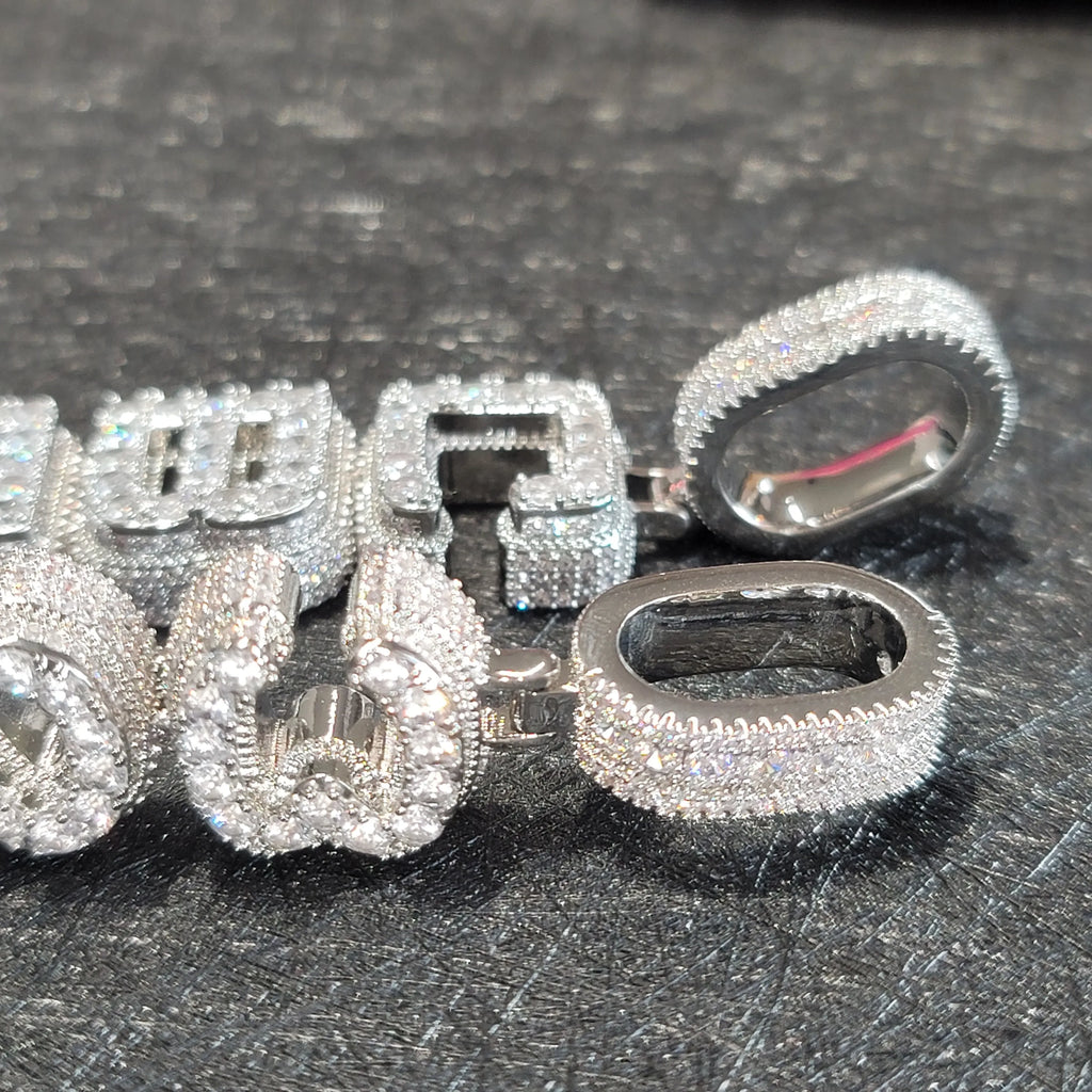 Custom Name Vertical Chain Necklace