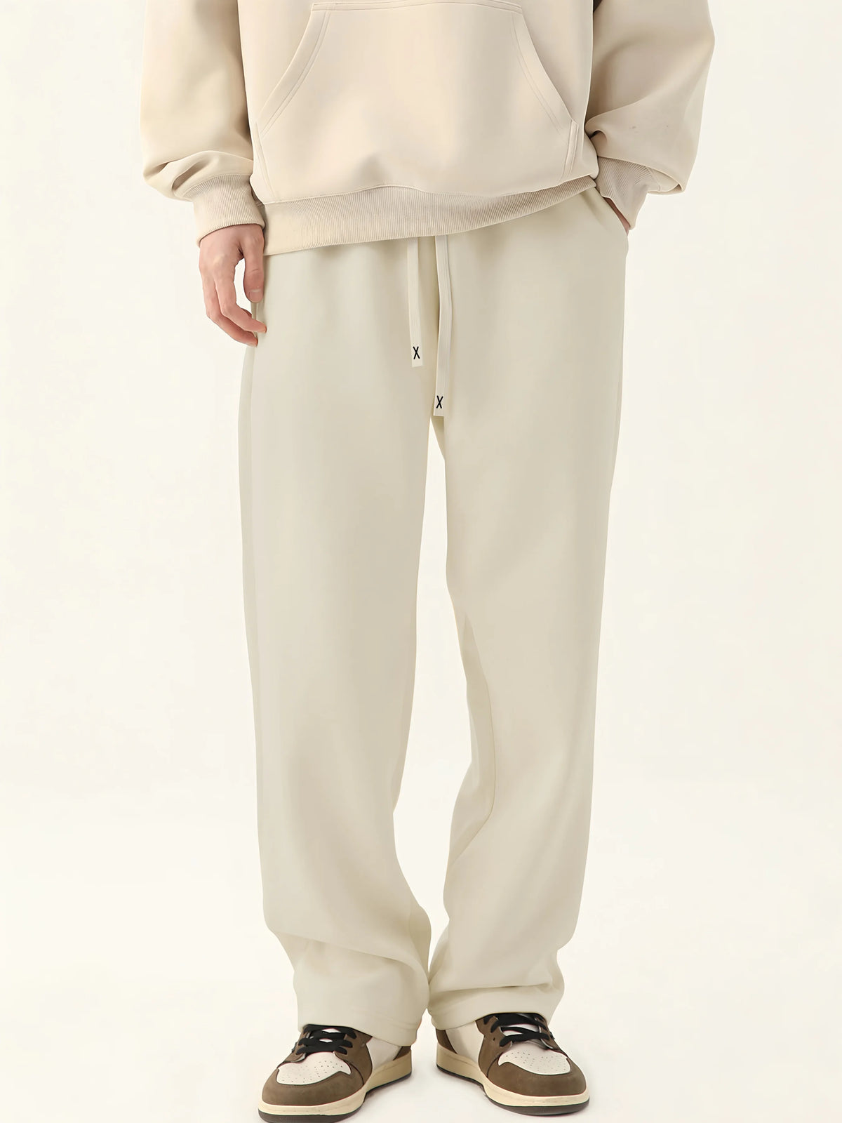 Neutral Baggy Jogger Sweatpants
