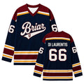 Hot TV Off Campus Briar University Hockey Jersey Graham 44 22 DI LAURENTIS 66 Tucker46 T-shirt Unisex Streetwear Women Men Merch