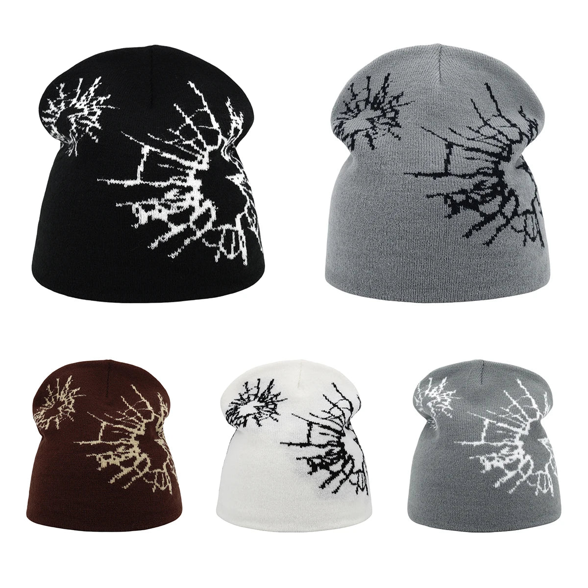 New Fashion Letter Autumn Winter Beanies for Women Men Outdoor Y2K Skullcap Warm Skiing Hat Cold Hat Hip Hop Cycling Knit Hat