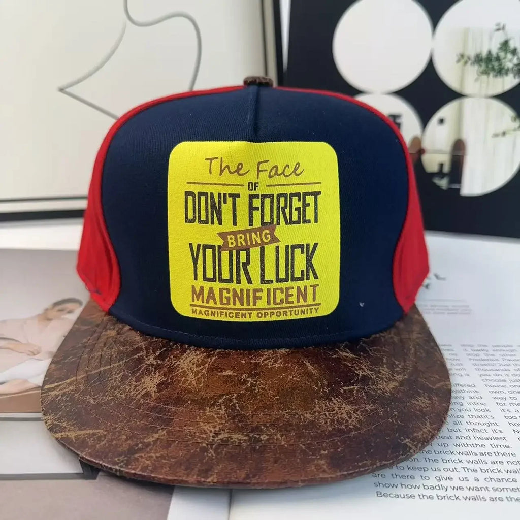 Youth Hip Hop Flat Brim Baseball Cap Outdoor Street Dance Hat for Men Fashion Snapback Adjustable Breathable Cotton