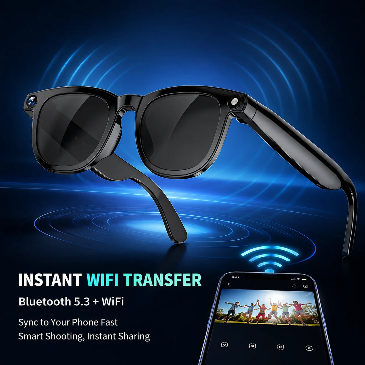 Ai smart glasses 3in1