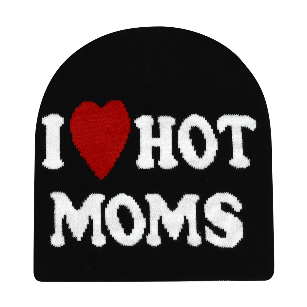 New Fashion Letter Autumn Winter Beanies for Women Men Outdoor Y2K Skullcap Warm Skiing Hat Cold Hat Hip Hop Cycling Knit Hat