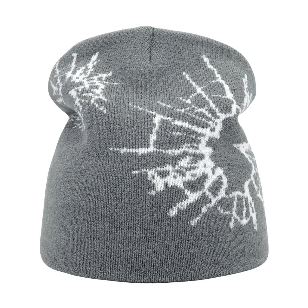 New Fashion Letter Autumn Winter Beanies for Women Men Outdoor Y2K Skullcap Warm Skiing Hat Cold Hat Hip Hop Cycling Knit Hat