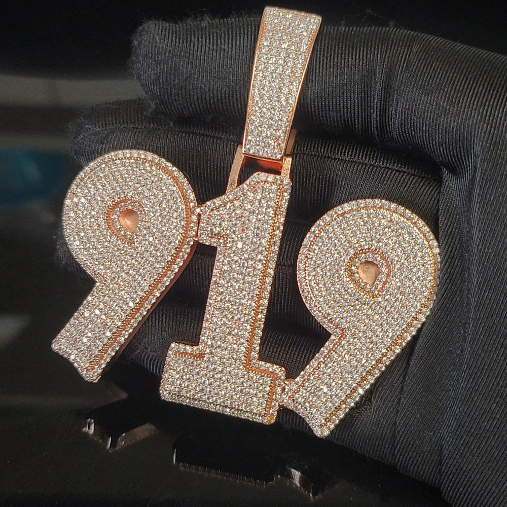 Personalized Custom Number Letter Pendant