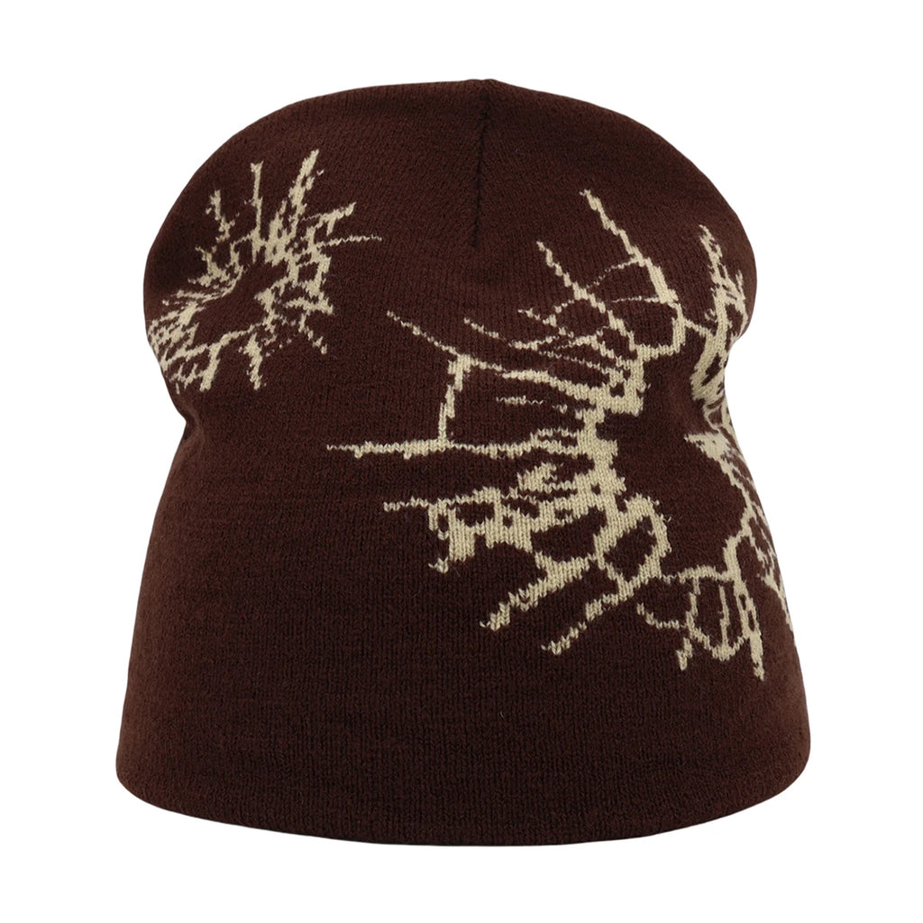 New Fashion Letter Autumn Winter Beanies for Women Men Outdoor Y2K Skullcap Warm Skiing Hat Cold Hat Hip Hop Cycling Knit Hat