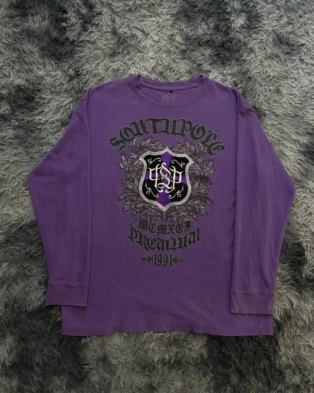 Southpole Y2K Gothic T-Shirt Long Sleeve Unisex Harajuku Streetwear |Hip Hop Letter Print Oversized Casual Shirt  Summer Fashion
