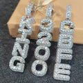 Custom Name Vertical Chain Necklace