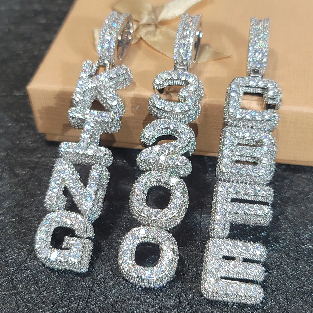 Custom Name Vertical Chain Necklace