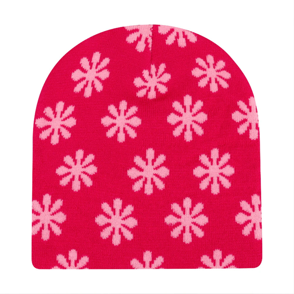 New Fashion Letter Autumn Winter Beanies for Women Men Outdoor Y2K Skullcap Warm Skiing Hat Cold Hat Hip Hop Cycling Knit Hat