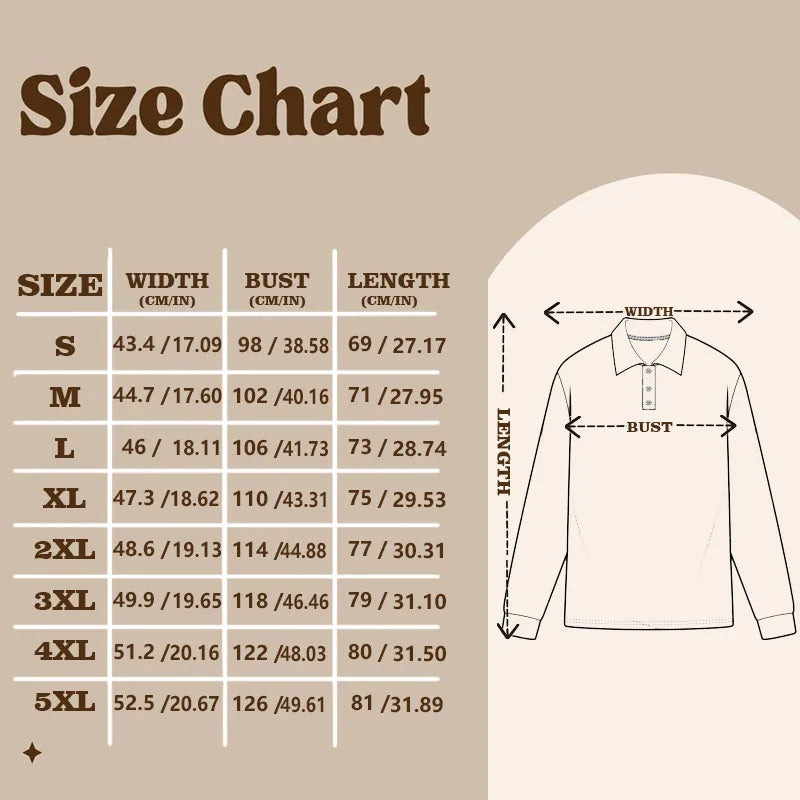 Men's Long Sleeve Rugby Shirt