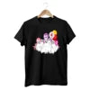 Cosh International Oversized Streetwear T-Shirt – 100% Cotton Graphic Puff Print Boxy Cropped Custom Screen Print Tee