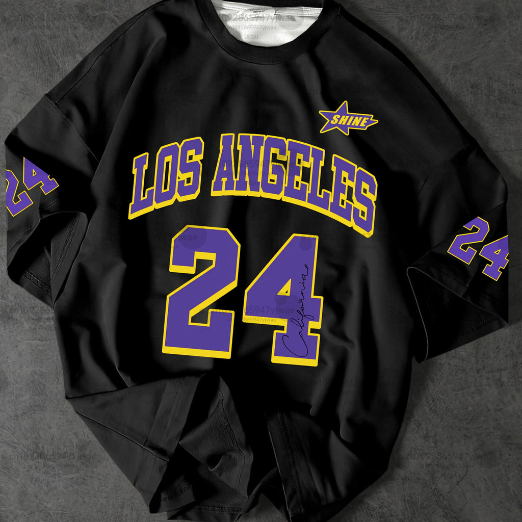 2025 Summer Mens LOS ANGELES NO.24 Graphic jersey