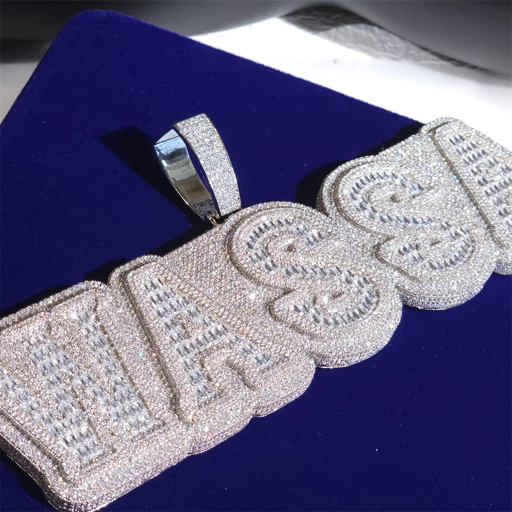 Hip Hop Large Initial Letter Number chain