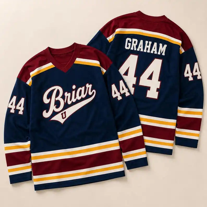 Hot TV Off Campus Briar University Hockey Jersey Graham 44 22 DI LAURENTIS 66 Tucker46 T-shirt Unisex Streetwear Women Men Merch