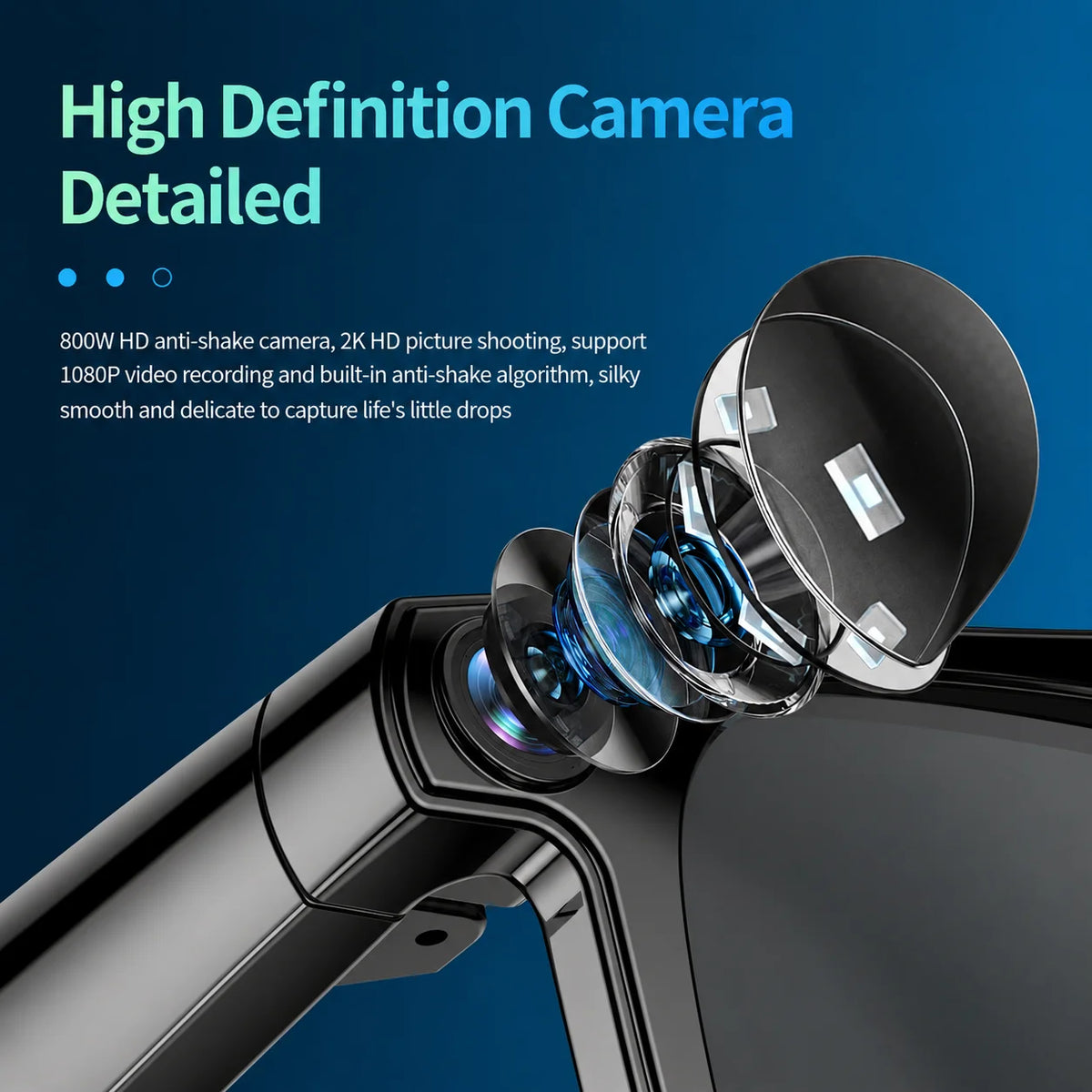 Ai smart glasses 3in1