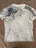 Affliction Street Fashion Cotton Pattern Printing Y2K Short Sleeved Tshirt New Harajuku Casual Loose Summer Unisex Punk Rock Top