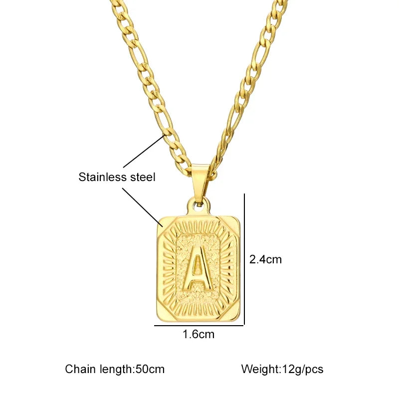 Initial Pendant Necklace