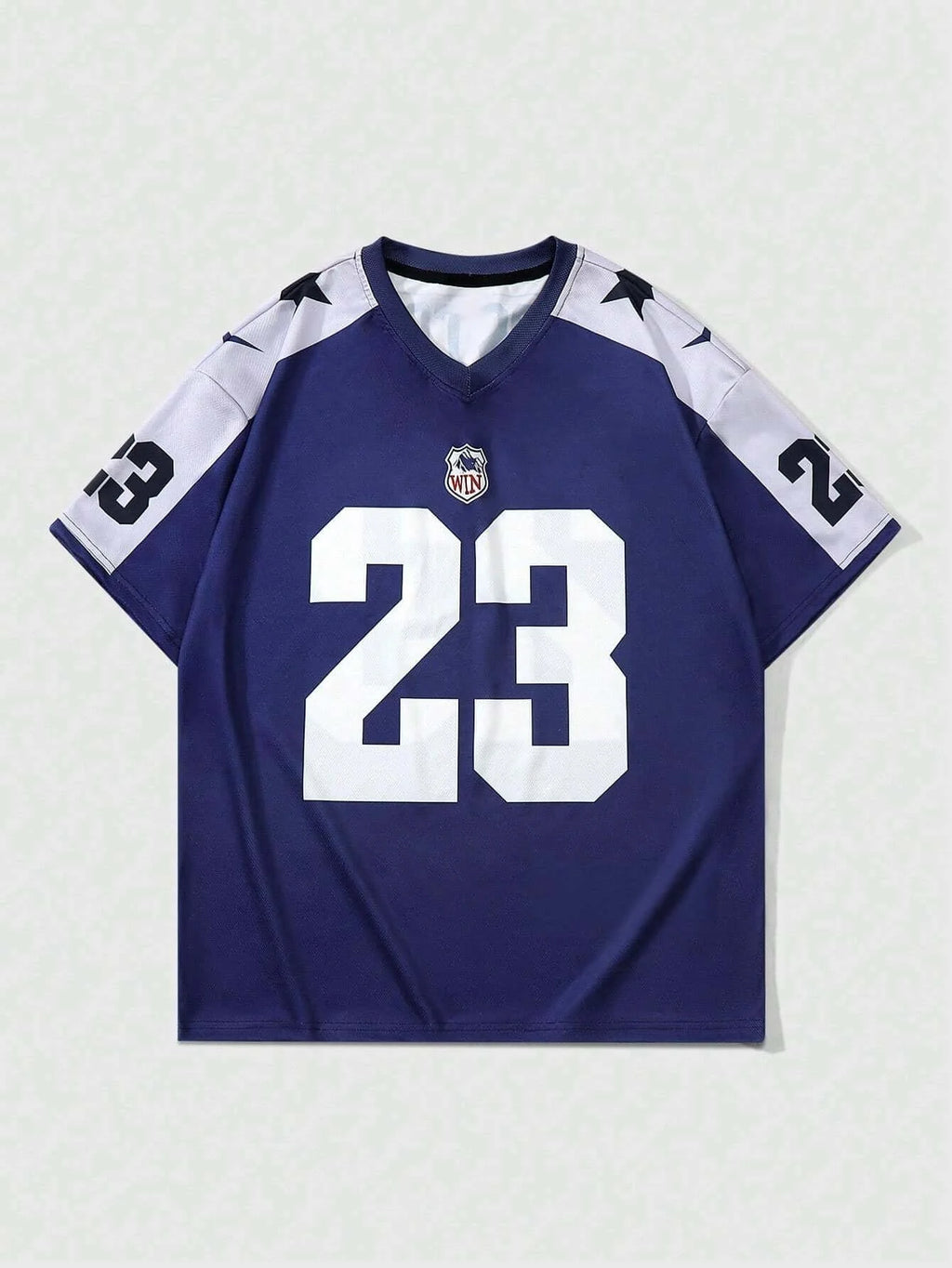 American Football Jersey China-Chic Dragon Pattern Cherry Blossom Flower Full Print V-neck Mesh Loose T-shirt for Men and Women