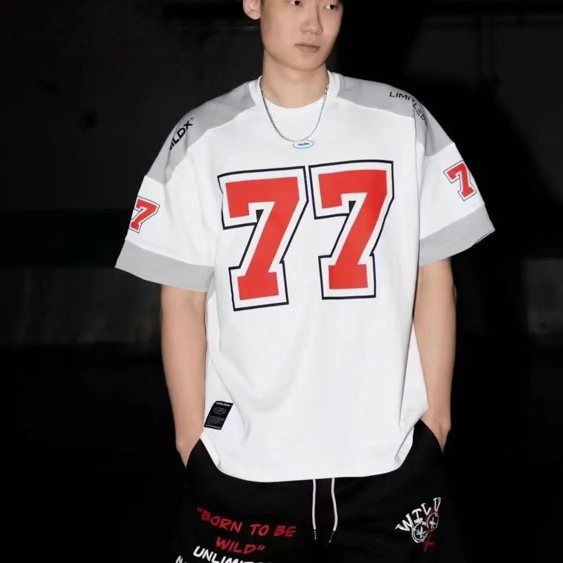 Ice Hockey Short Sleeve, American Vintage Sports, High Street Casual Football Jersey & Basketball T-shirt