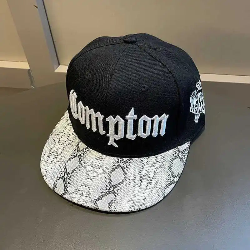 Youth Hip Hop Flat Brim Baseball Cap Outdoor Street Dance Hat for Men Fashion Snapback Adjustable Breathable Cotton