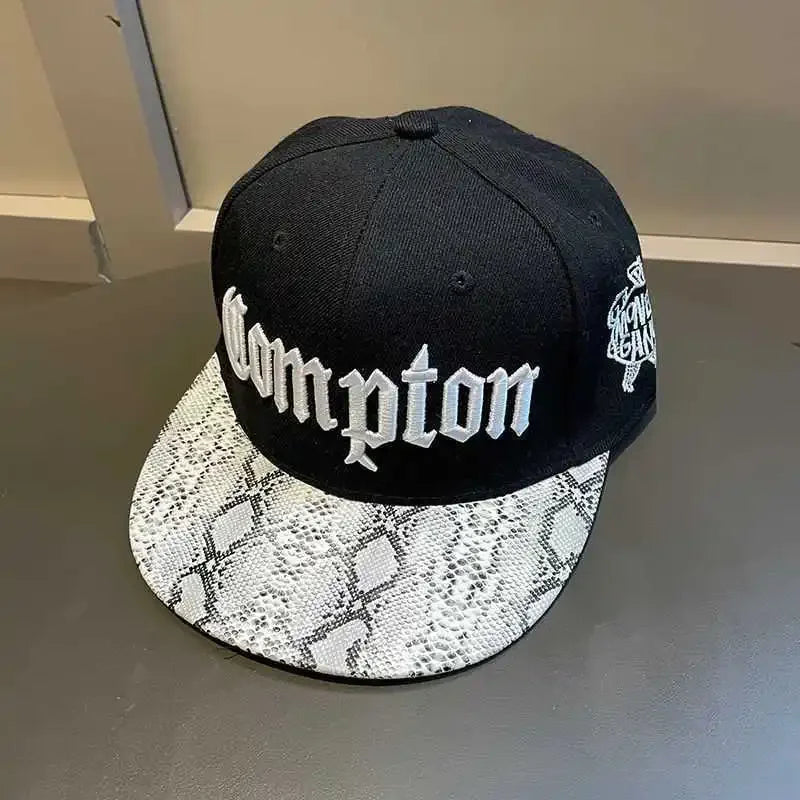 Youth Hip Hop Flat Brim Baseball Cap Outdoor Street Dance Hat for Men Fashion Snapback Adjustable Breathable Cotton