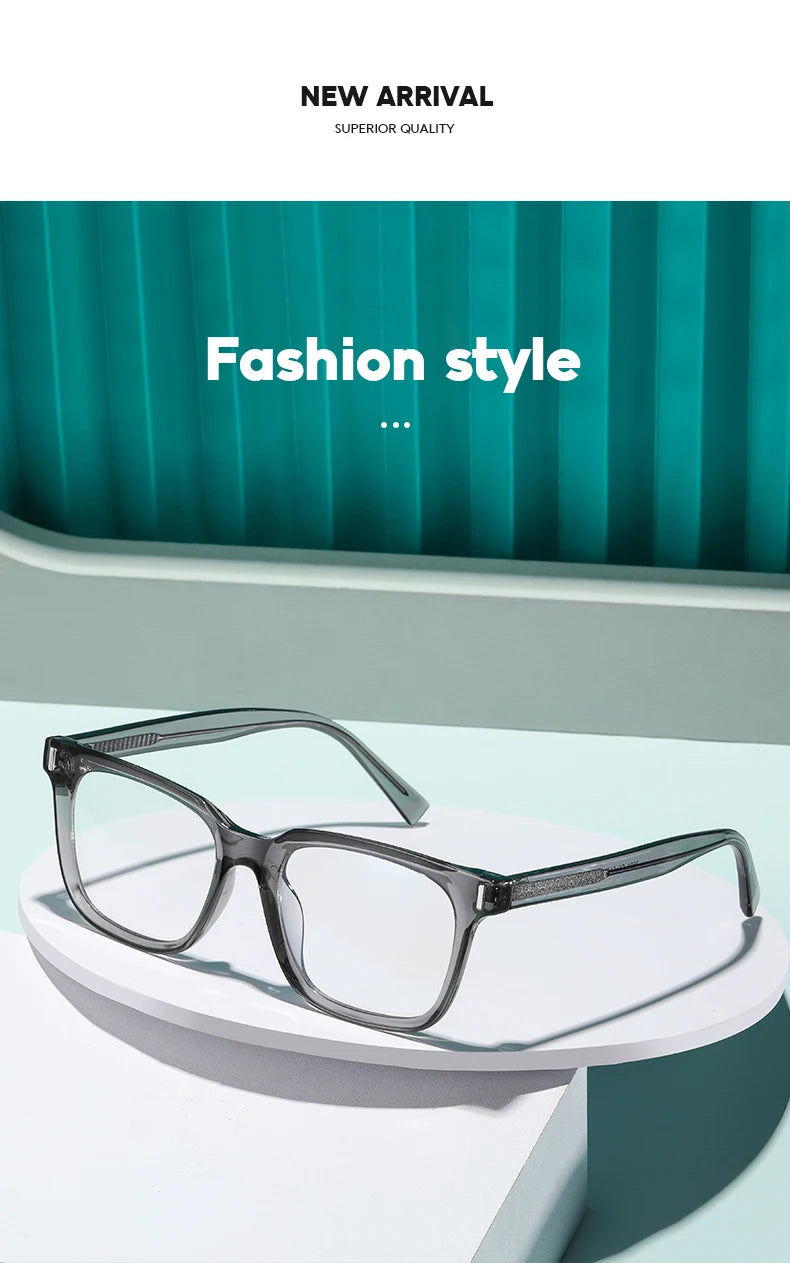 JMISUS Fashion Square Prescription Glasses