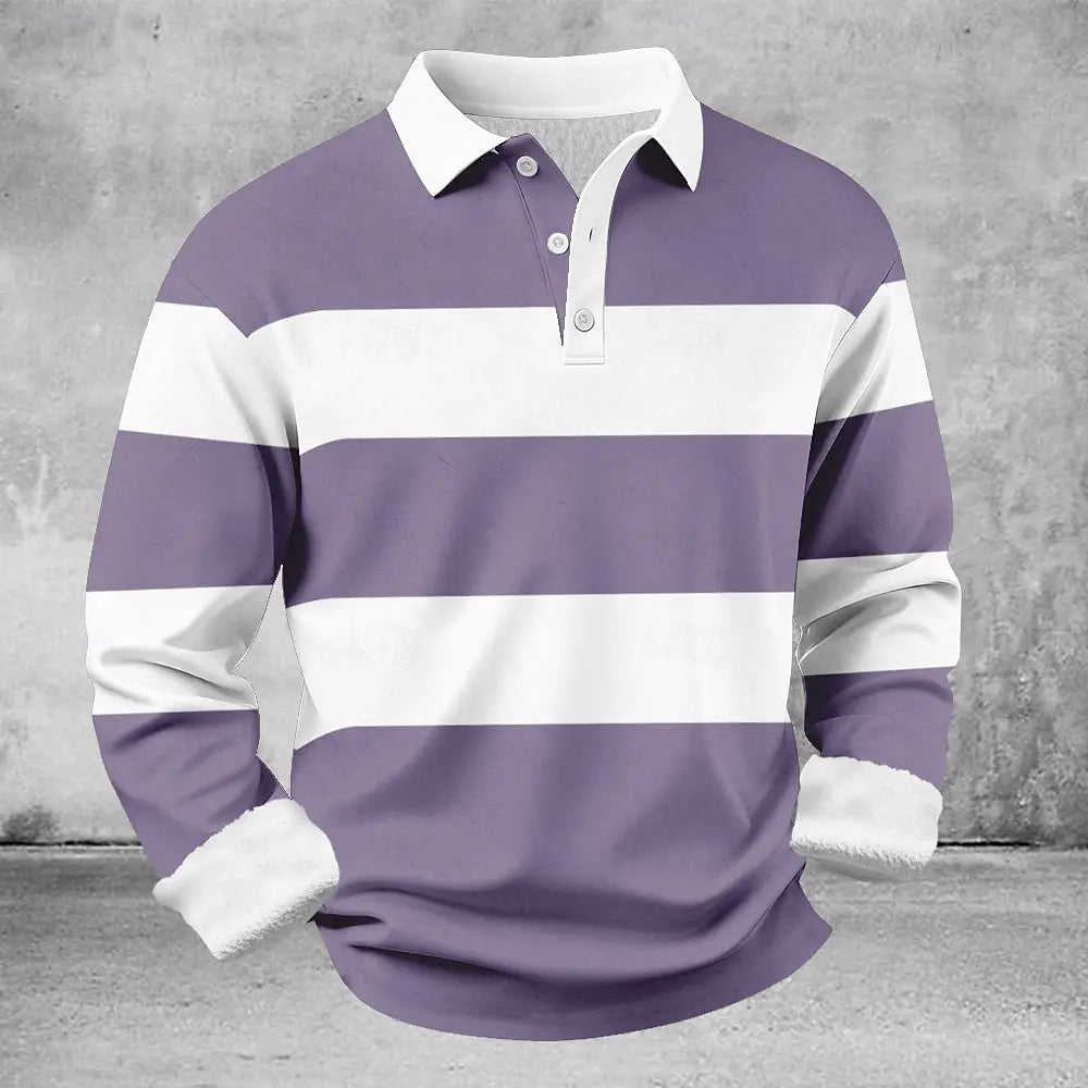 Men's Long Sleeve Rugby Shirt