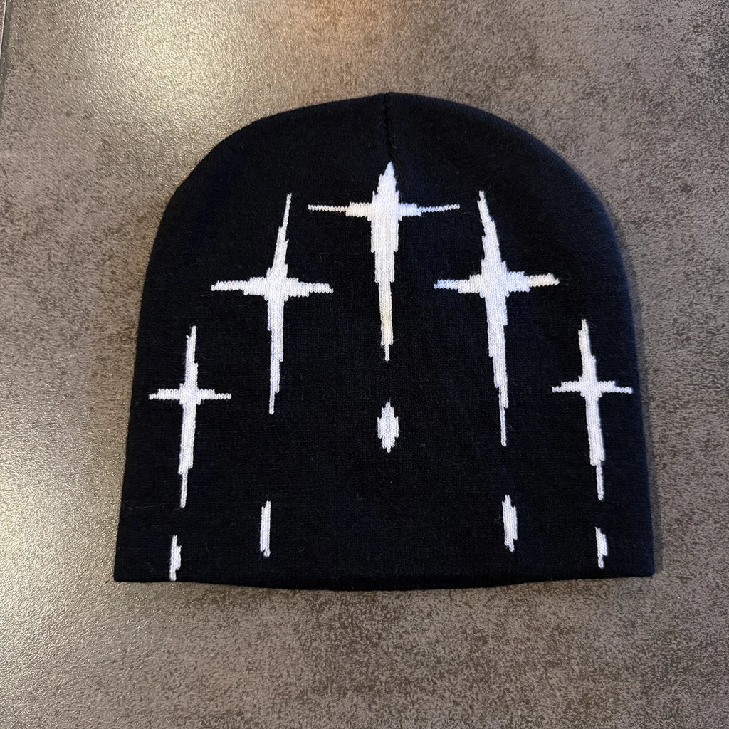 New Fashion Letter Autumn Winter Beanies for Women Men Outdoor Y2K Skullcap Warm Skiing Hat Cold Hat Hip Hop Cycling Knit Hat