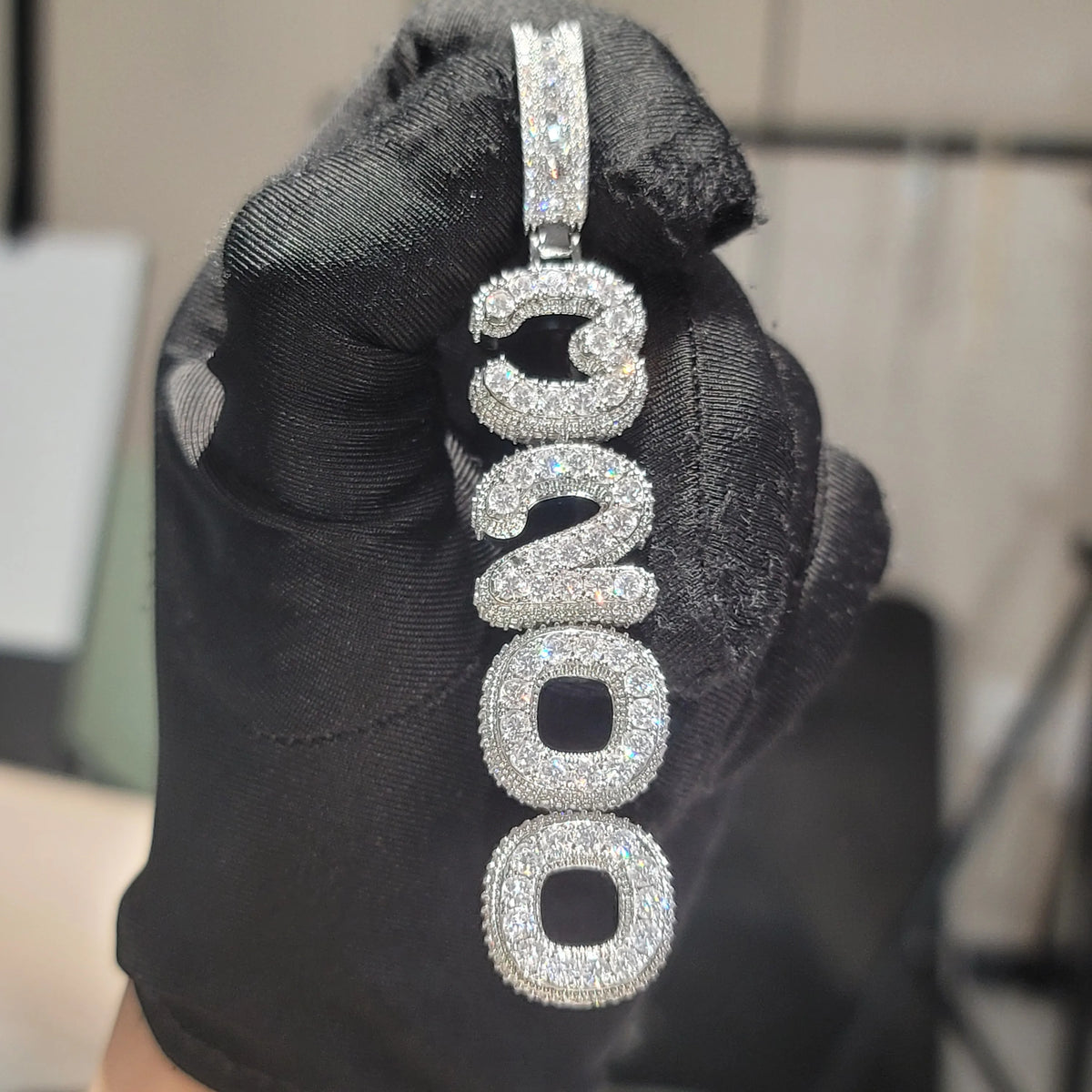 Custom Name Vertical Chain Necklace