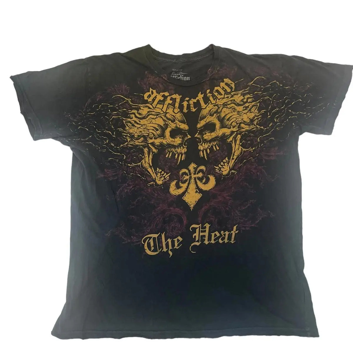 Affliction Winter Long Sleeved Cotton T Shirt New Y2k Fashion Retro Harajuku Round Neck Shirt Men's Women Gothic Casual Tops